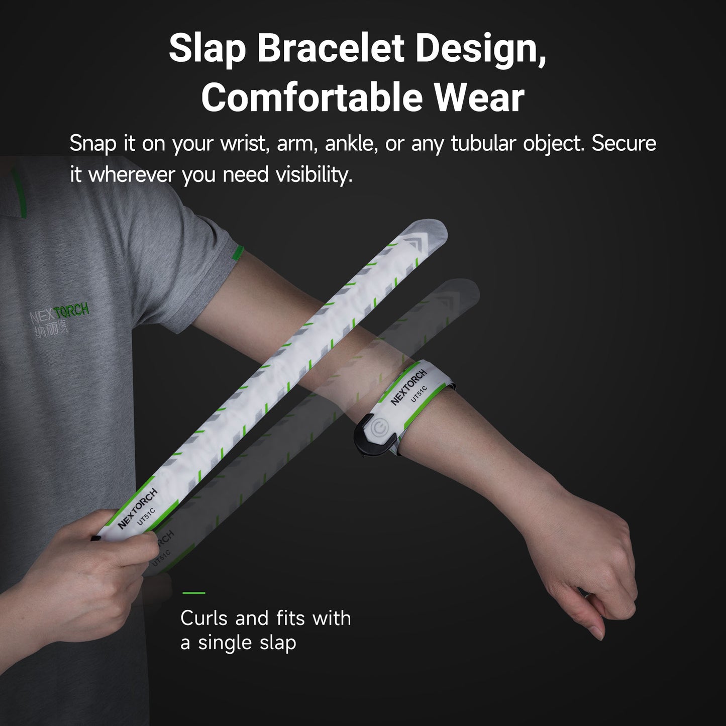 Nextorch UT51C Multi-Color Rechargeable Sports Bracelet