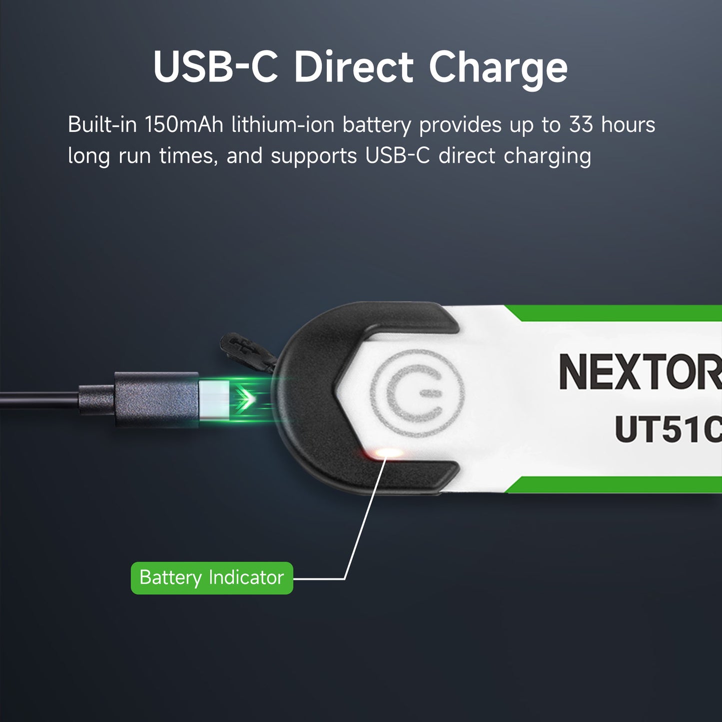 Nextorch UT51C Multi-Color Rechargeable Sports Bracelet