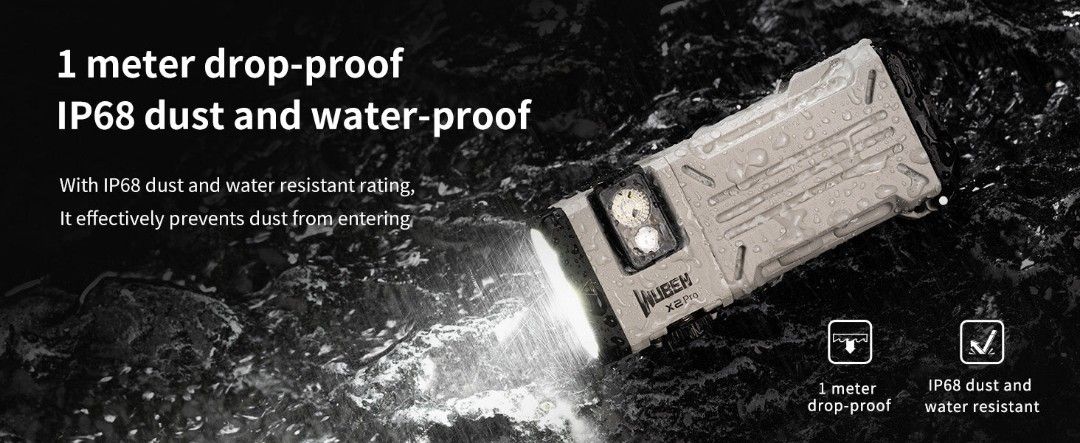 Wuben X2 Pro RGB Multi-Function Everyday Carry Flashlight