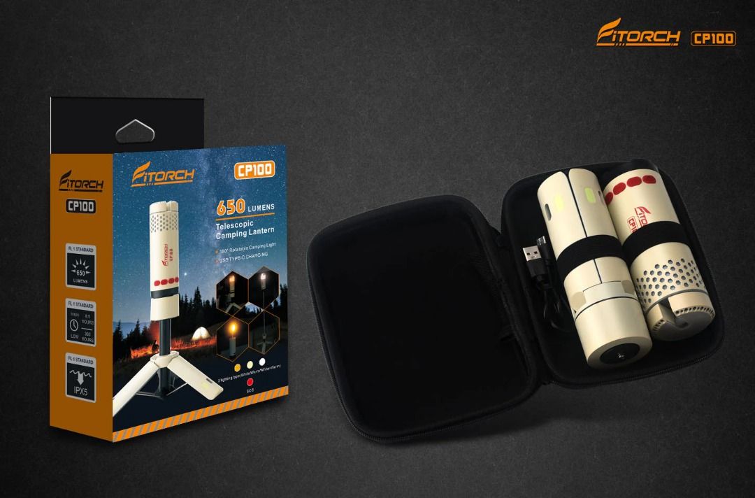 Fitorch CP100 Telescope Lantern for Outdoor Activities