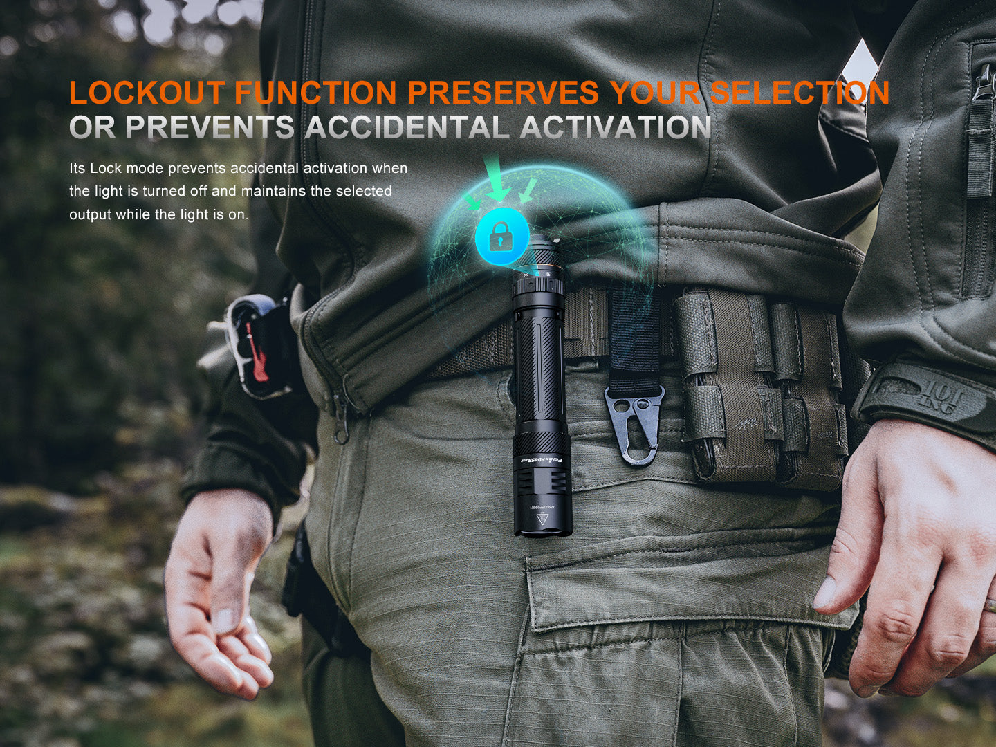 Fenix PD45R Ace Rechargeable Tactical Flashlight