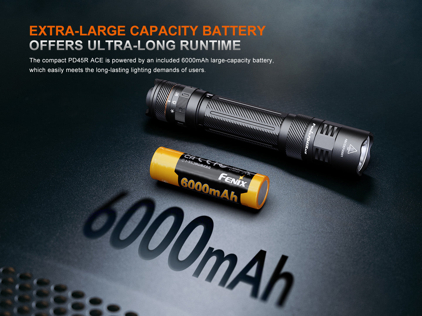 Fenix PD45R Ace Rechargeable Tactical Flashlight
