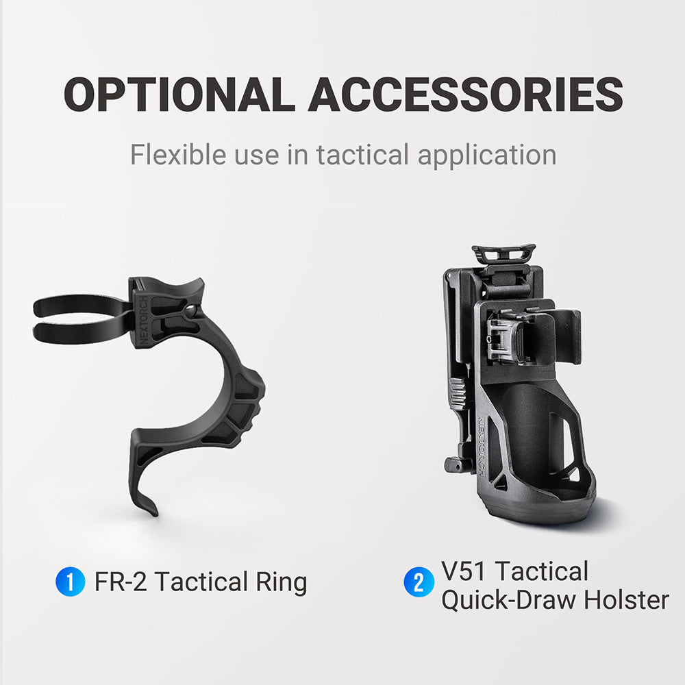 Nextorch TA30C Max Tactical Flashlight_3000 Lumens & 390 Meters