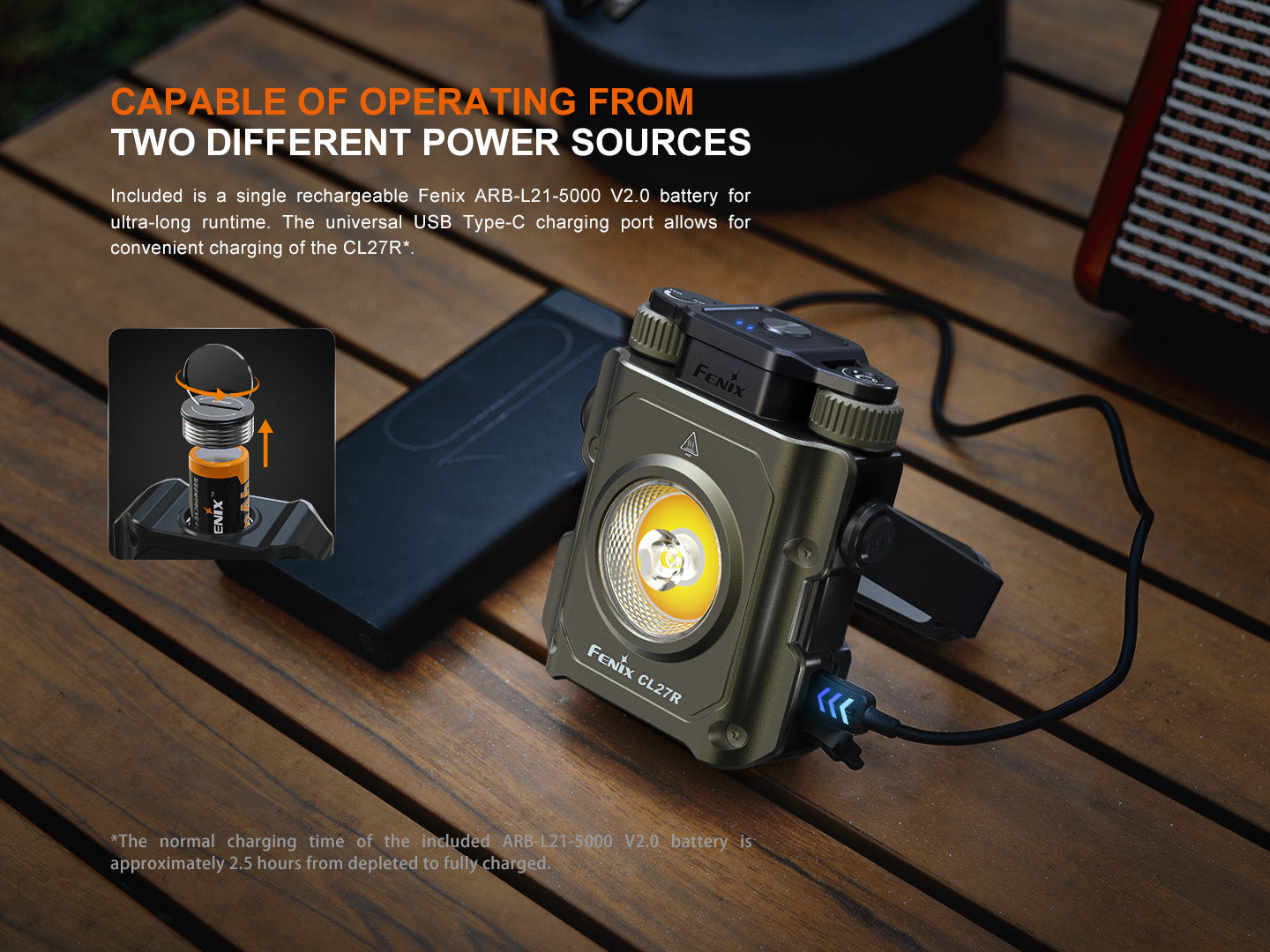 Fenix CL27R Spot-And-Floodlight Outdoor Lantern