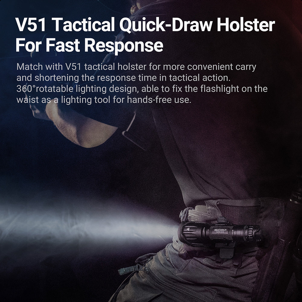 Nextorch TA30C Max Tactical Flashlight_3000 Lumens & 390 Meters