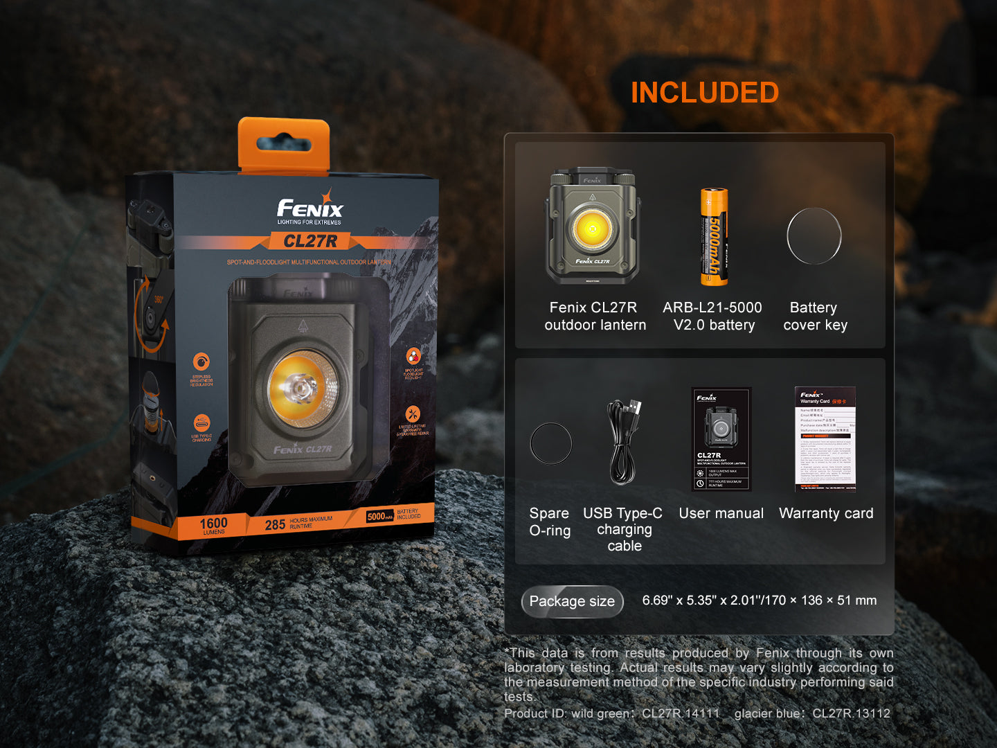 Fenix CL27R Spot-And-Floodlight Outdoor Lantern