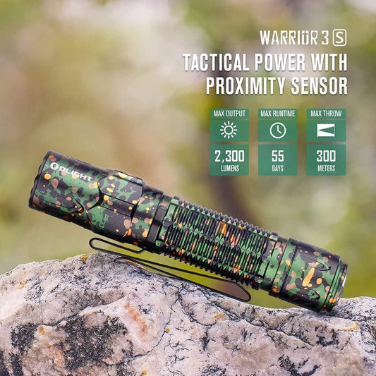 (Limited Edition) Olight Warrior 3S Camoflage LED Flashlight