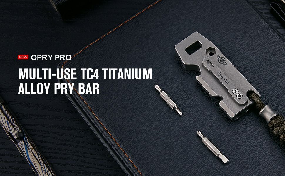 Olight Opry Pro 6-IN-1 Multi-Function Titanium Pry Bar
