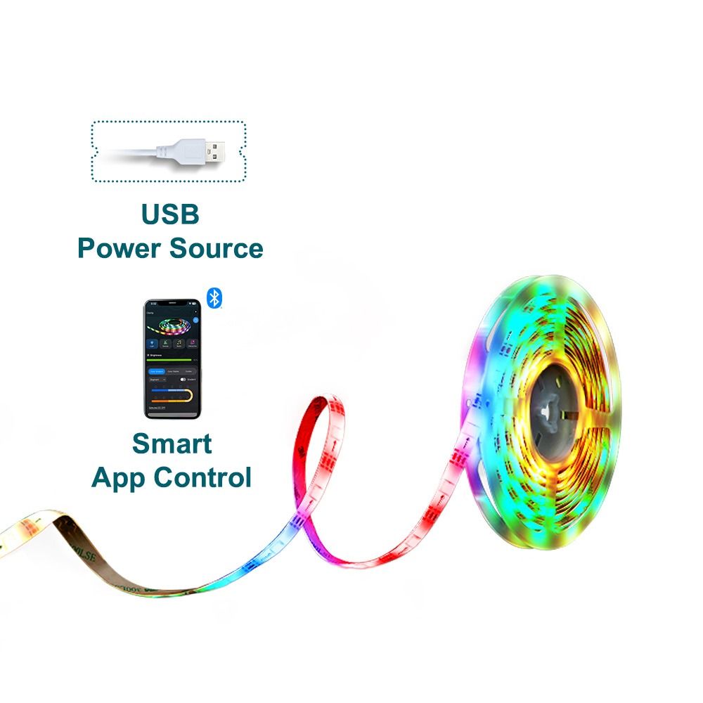 Olight Ostrip Smart LED Strip Lights with APP Control, Music Sync, Color Changing