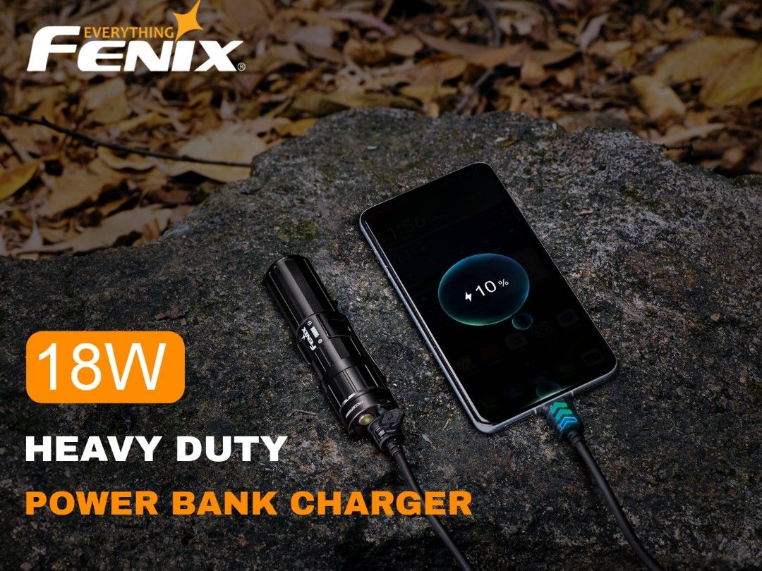 Fenix Heavy Duty Aluminum Weatherproof Power Bank Charger
