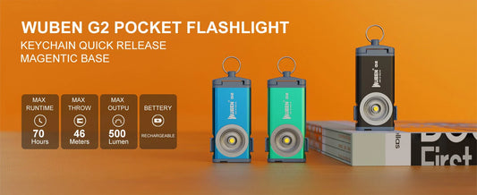 Wuben G2 Keychain Flashlight_500 Lumens