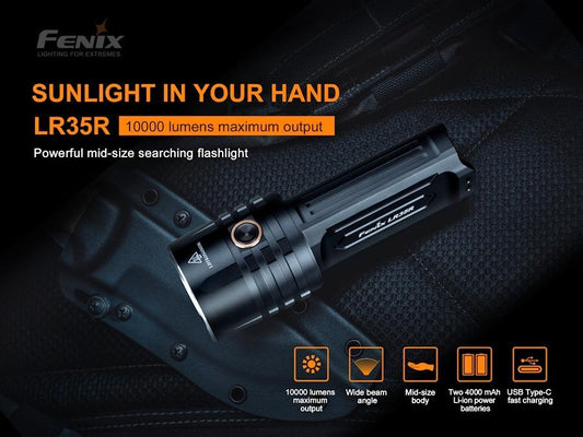 Fenix LR35R LED Flashlight 10,000 Lumen