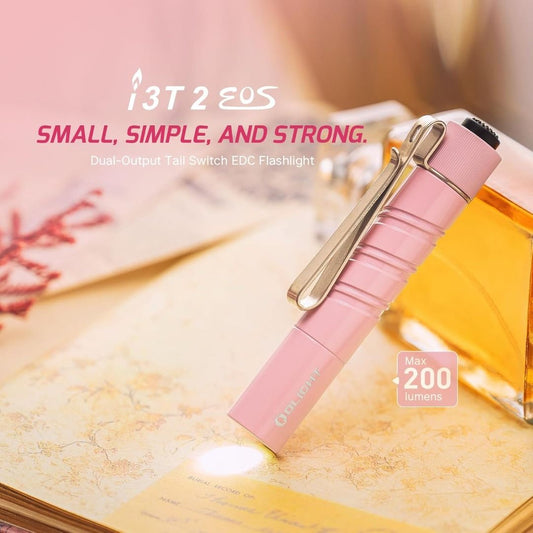Olight i3T 2 Pink EDC Flashlight