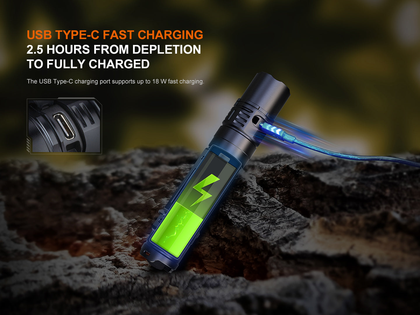 Fenix PD36R V2 USB-C Rechargeable Flashlight