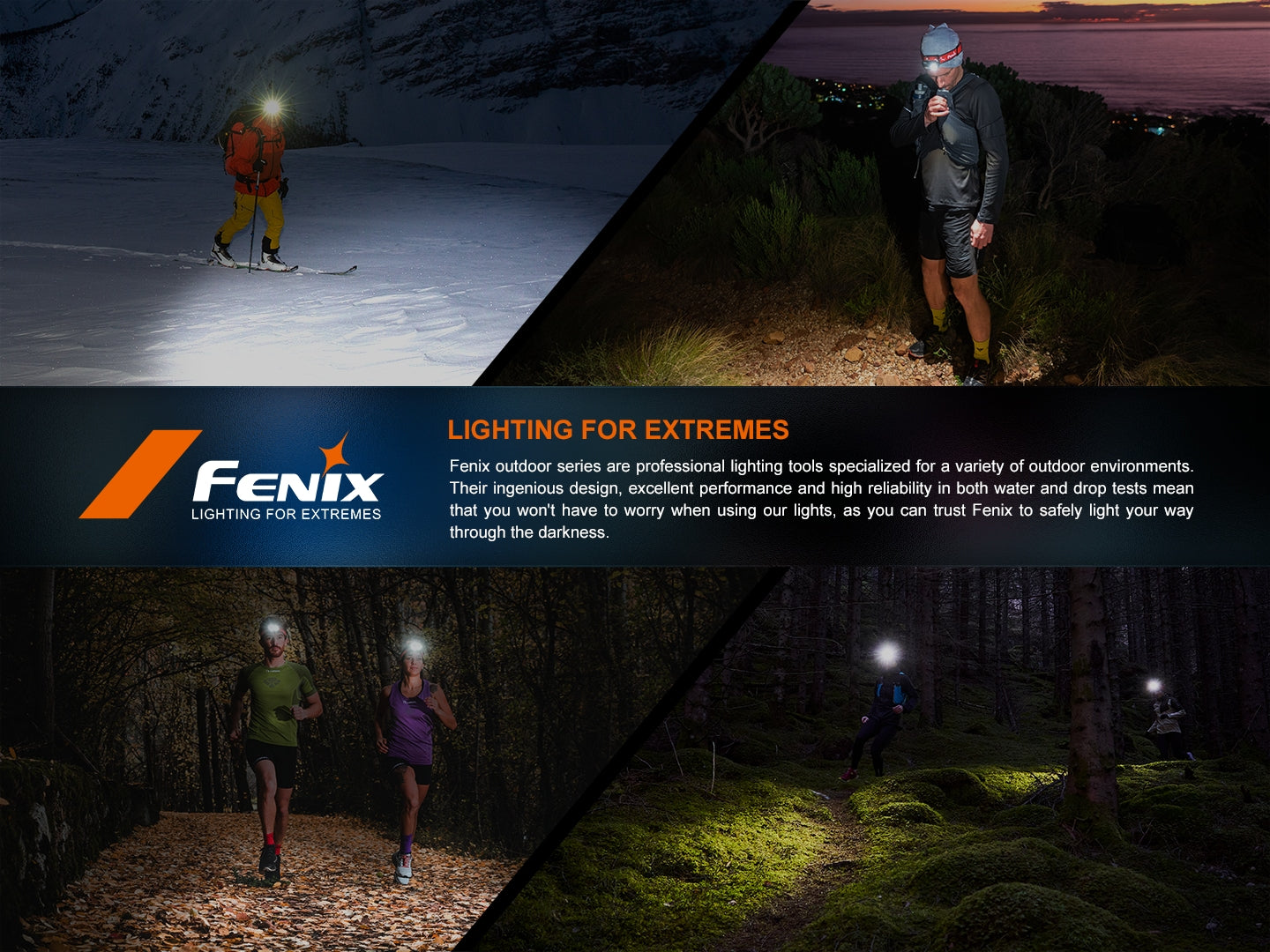Fenix HL18R-T V2 Triple Light Sources Lightweight Headlamp with Whistle