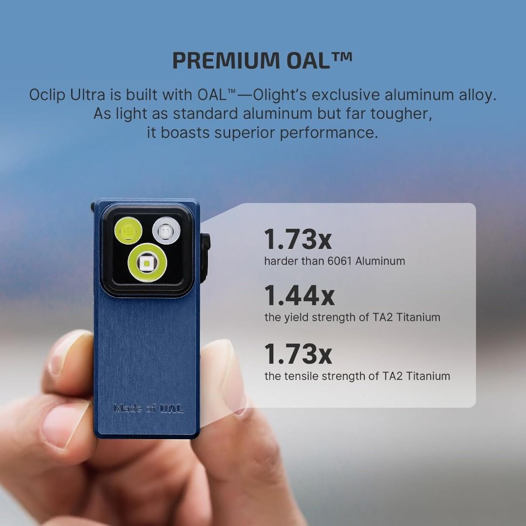 Olight Oclip Ultra Clip-On EDC Flashlight