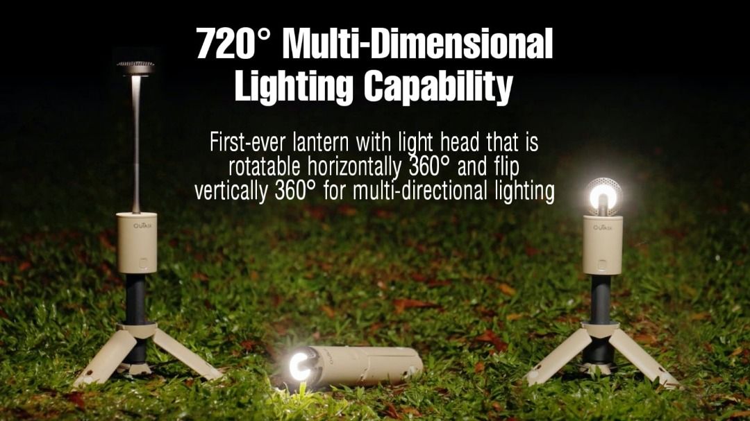 Outask Multi-Function Telescopic Lantern