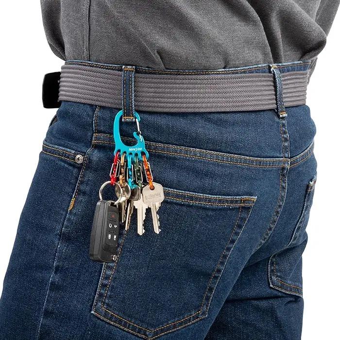 Nite Ize BigFoot Locker S-Biner Key Holder in Aluminum