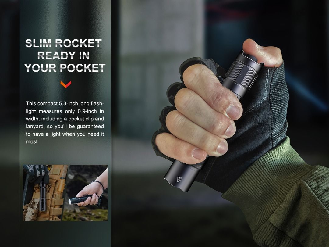 Fenix PD35R USB-C Rechargeable Tactical Flashlight