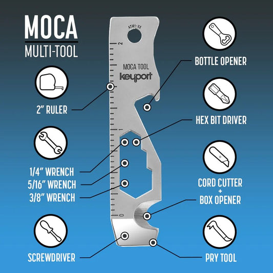 Keyport US Moca 10-in-1 Keychain Multi-Tool