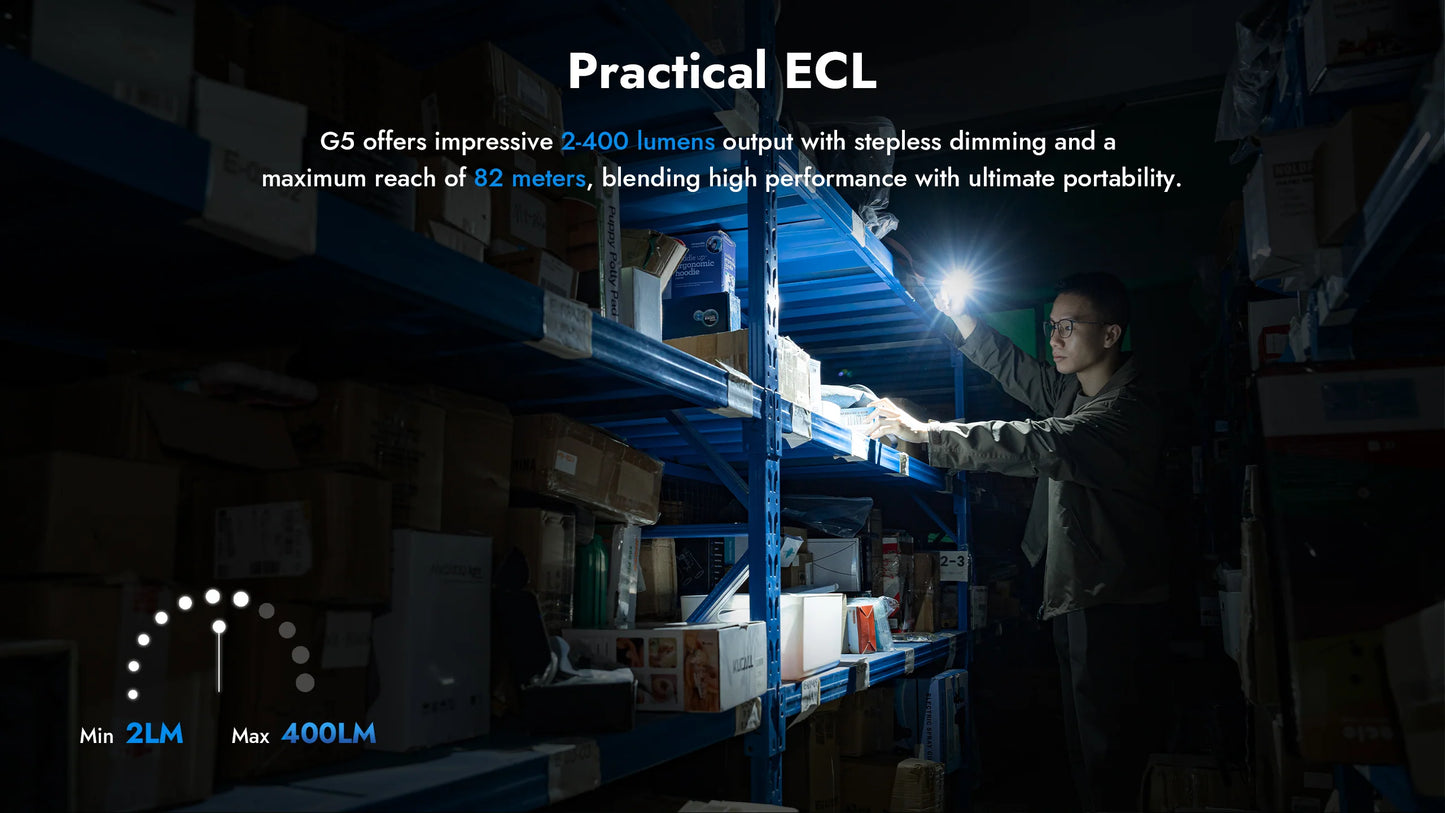 Wuben G5 ECL Flashlight Anniversary Edition