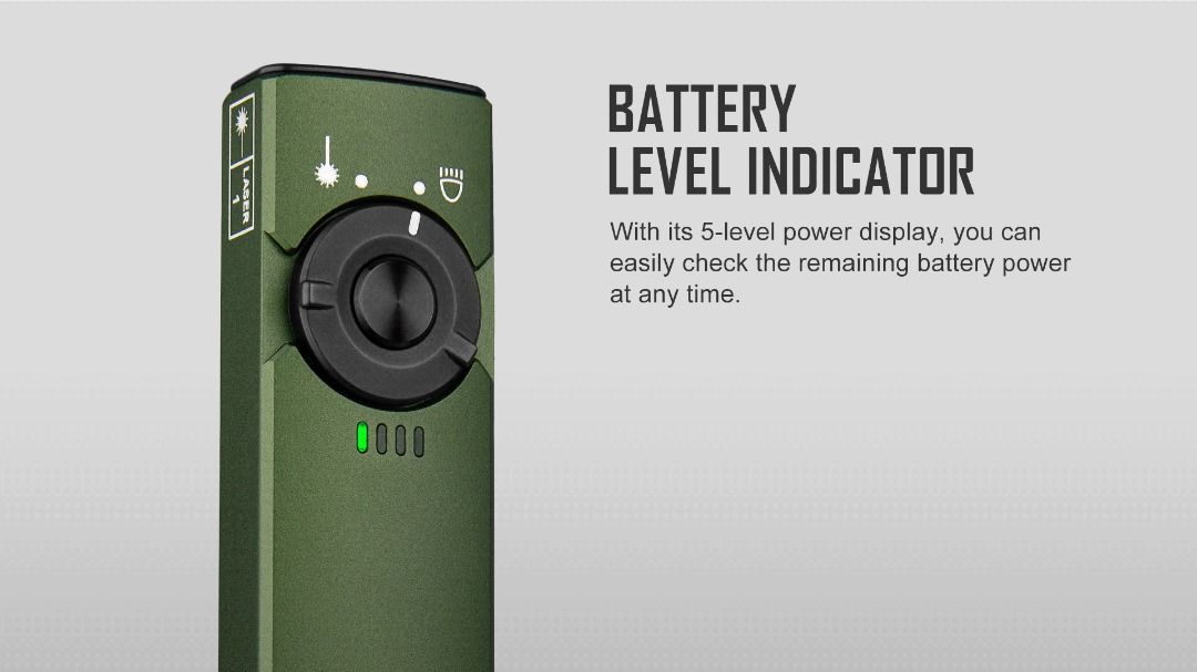 (Limited Edition) Olight Arkfeld Pinwheel EDC Flashlight with Green Beam