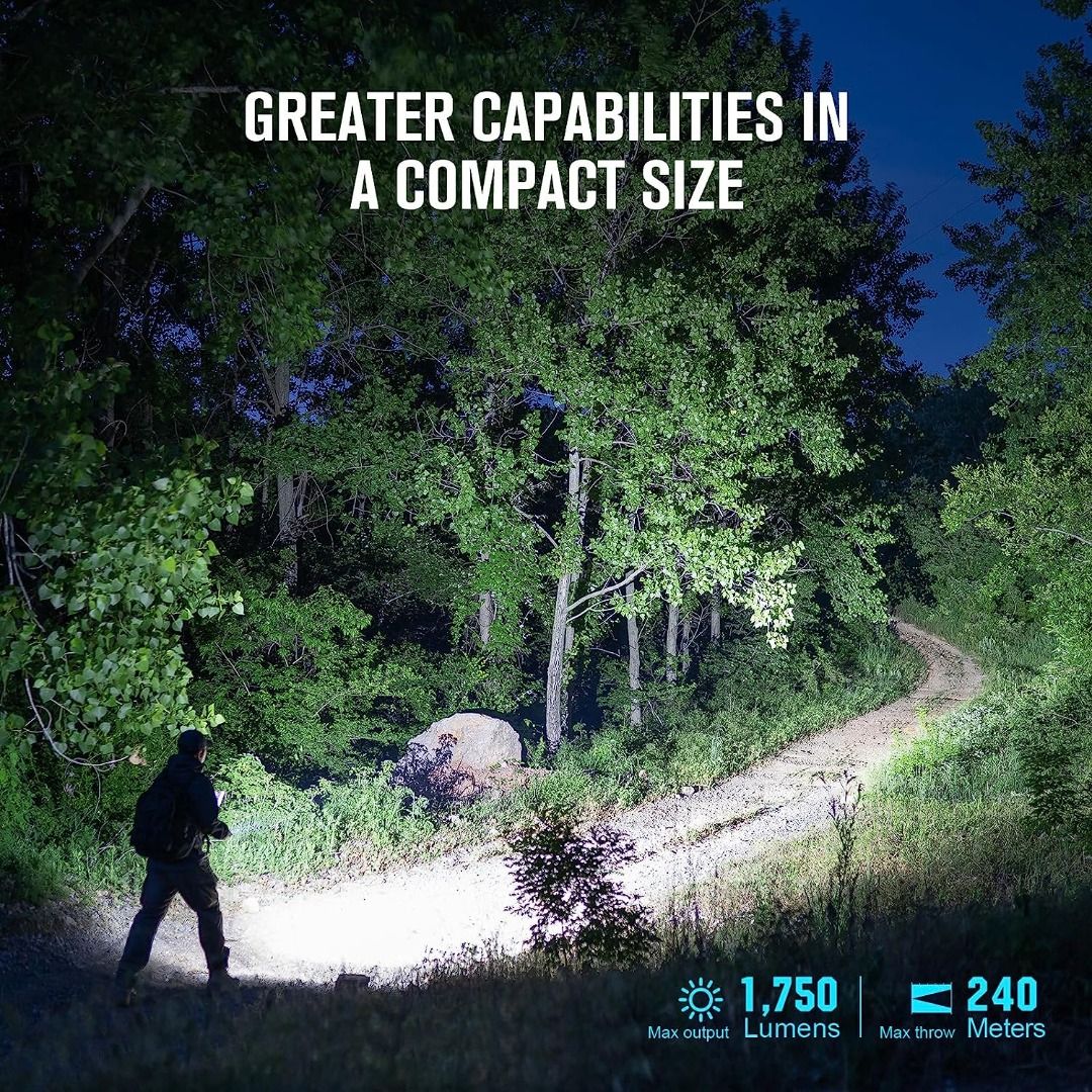 (Limited Edition) Olight Warrior Mini 3 Cracked Brass Compact LED Flashlight