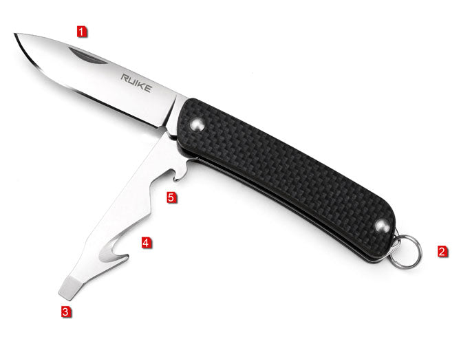 Ruike S21 Keychain Multi-Tool (4-IN-1)