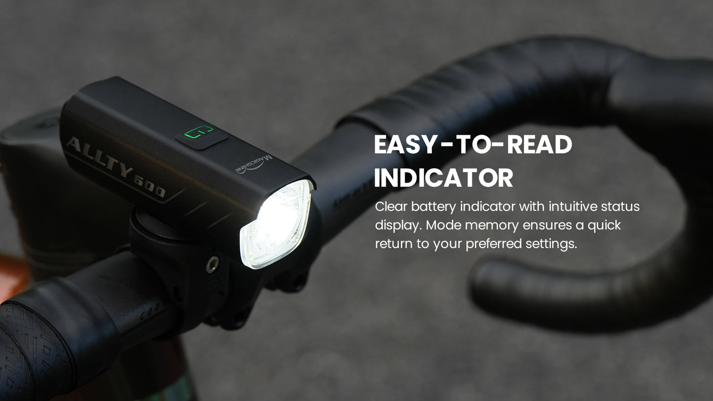ALLTY 600 V2.0 Bike Light