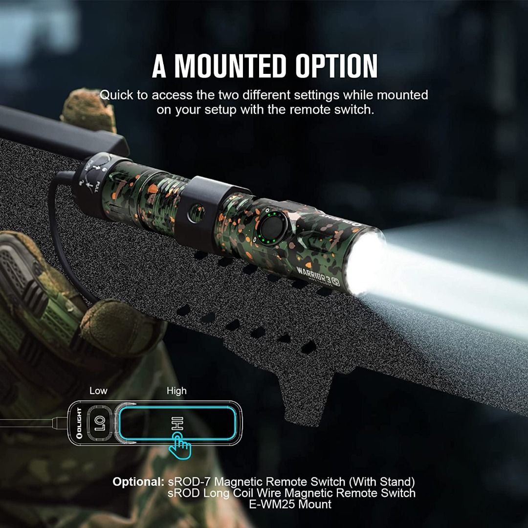 (Limited Edition) Olight Warrior 3S Camoflage LED Flashlight