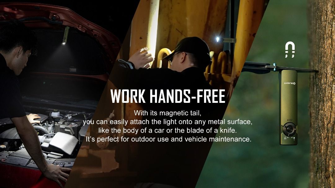 (Limited Edition) Olight Arkfeld Pinwheel EDC Flashlight with Green Beam