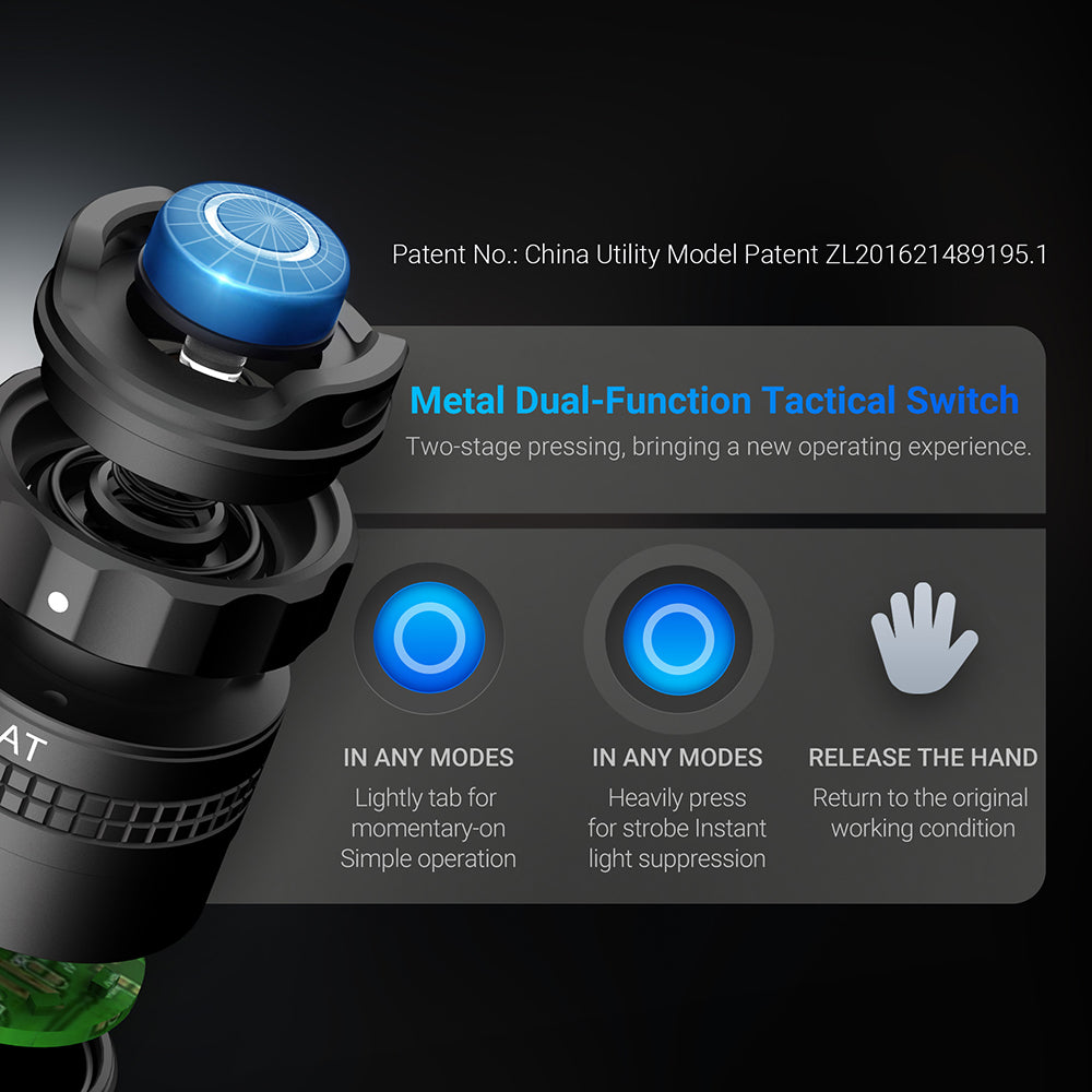 Nextorch TA30C Max Tactical Flashlight_3000 Lumens & 390 Meters
