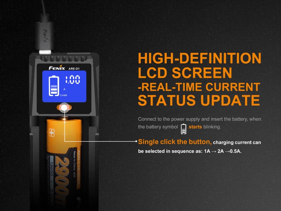 Fenix ARE-D1 Intelligent USB Battery Charger