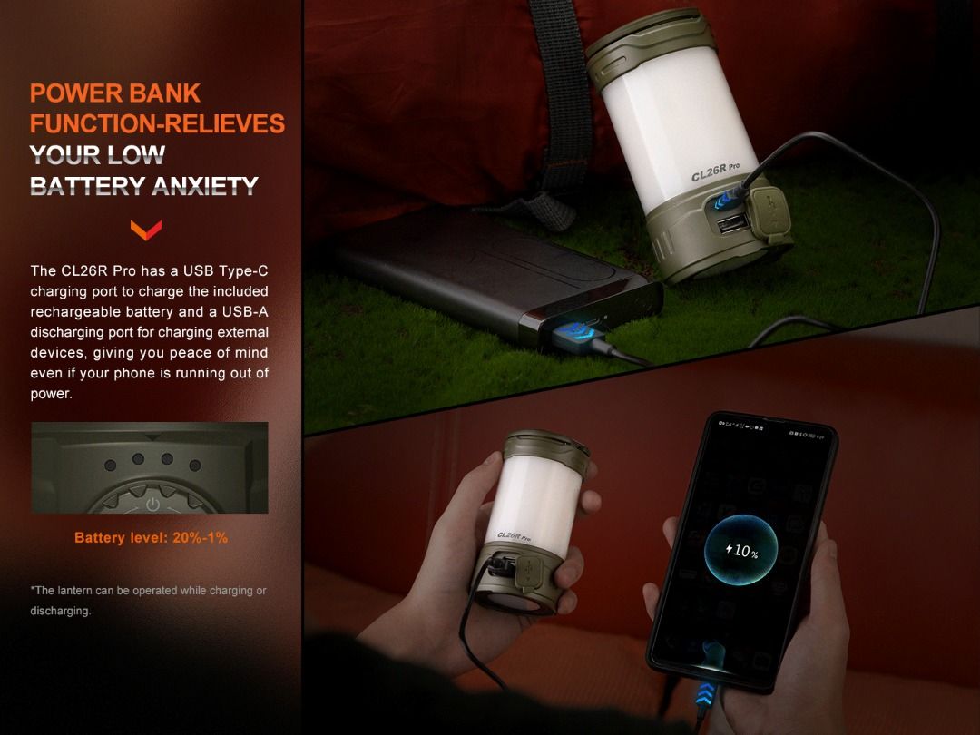Fenix CL26R Pro Multifunctional Portable Lantern