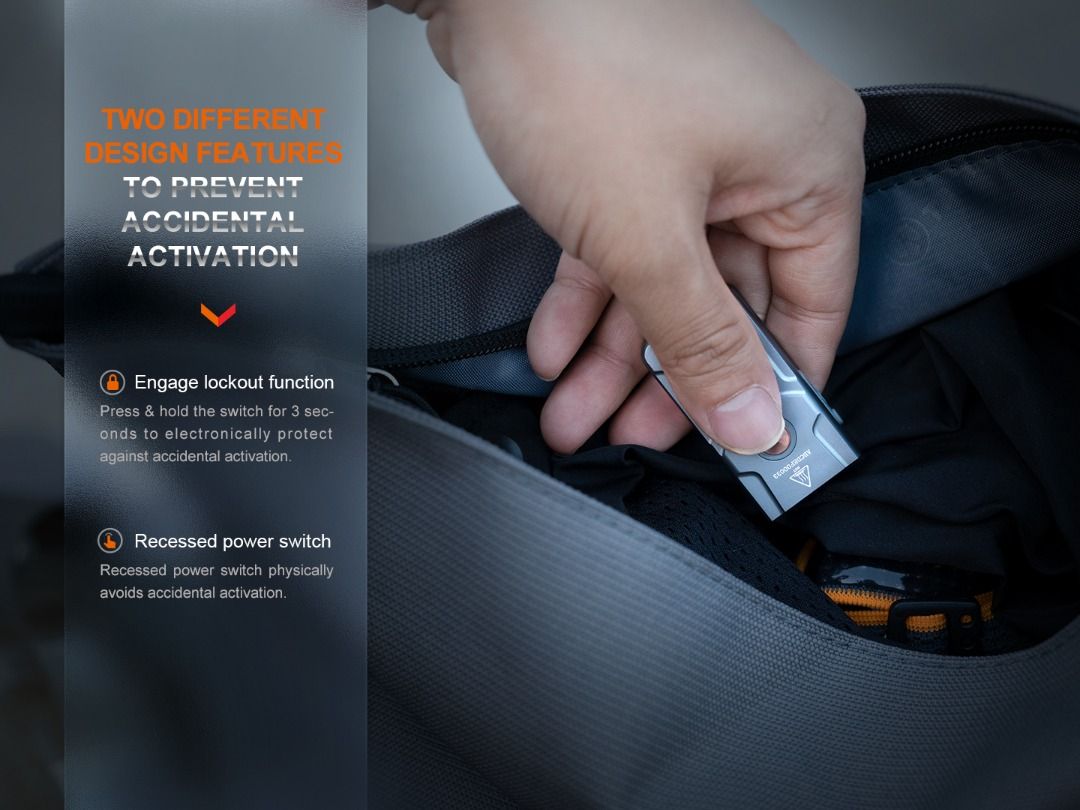 (Limited Edition) Fenix E03R V2.0 Nebula / Rose Red Keychain Flashlight