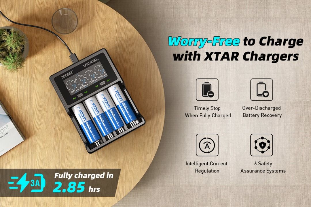 XTAR 21700 Protected Li-ion Rechargeable Battery_6,000 mAh $23.90 Per Piece