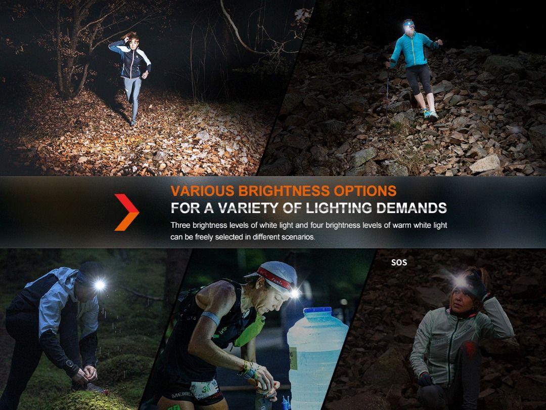 Fenix HM65R-T V2 Magnesium Headlamp With Emergency Whistle