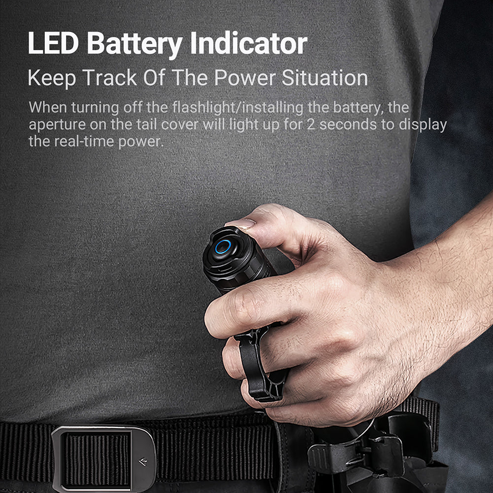 Nextorch TA30C Max Tactical Flashlight_3000 Lumens & 390 Meters