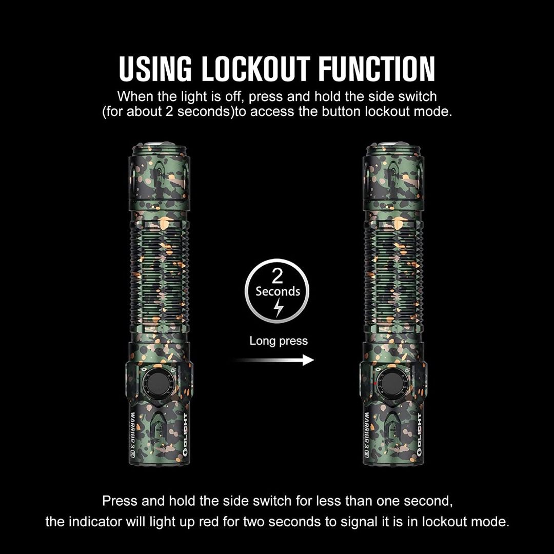 (Limited Edition) Olight Warrior 3S Camoflage LED Flashlight