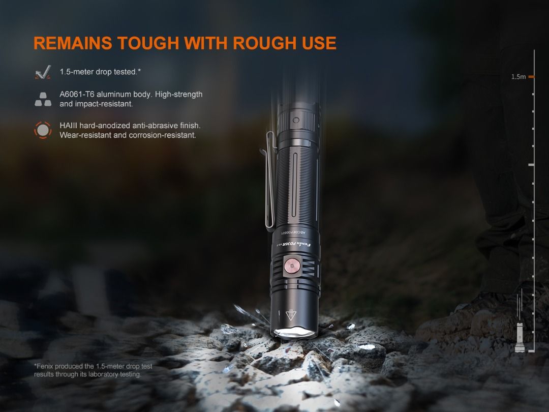 Fenix PD36R V2 USB-C Rechargeable Flashlight