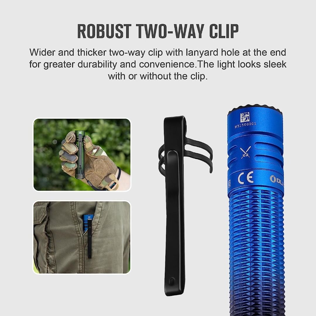 (Limited Edition) Olight Warrior Mini 3 Cracked Brass Compact LED Flashlight