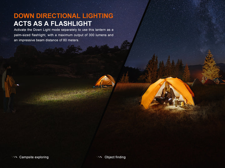 Fenix CL22R 500 Lumens Compact Multi-Functional Atmosphere Camping Lantern