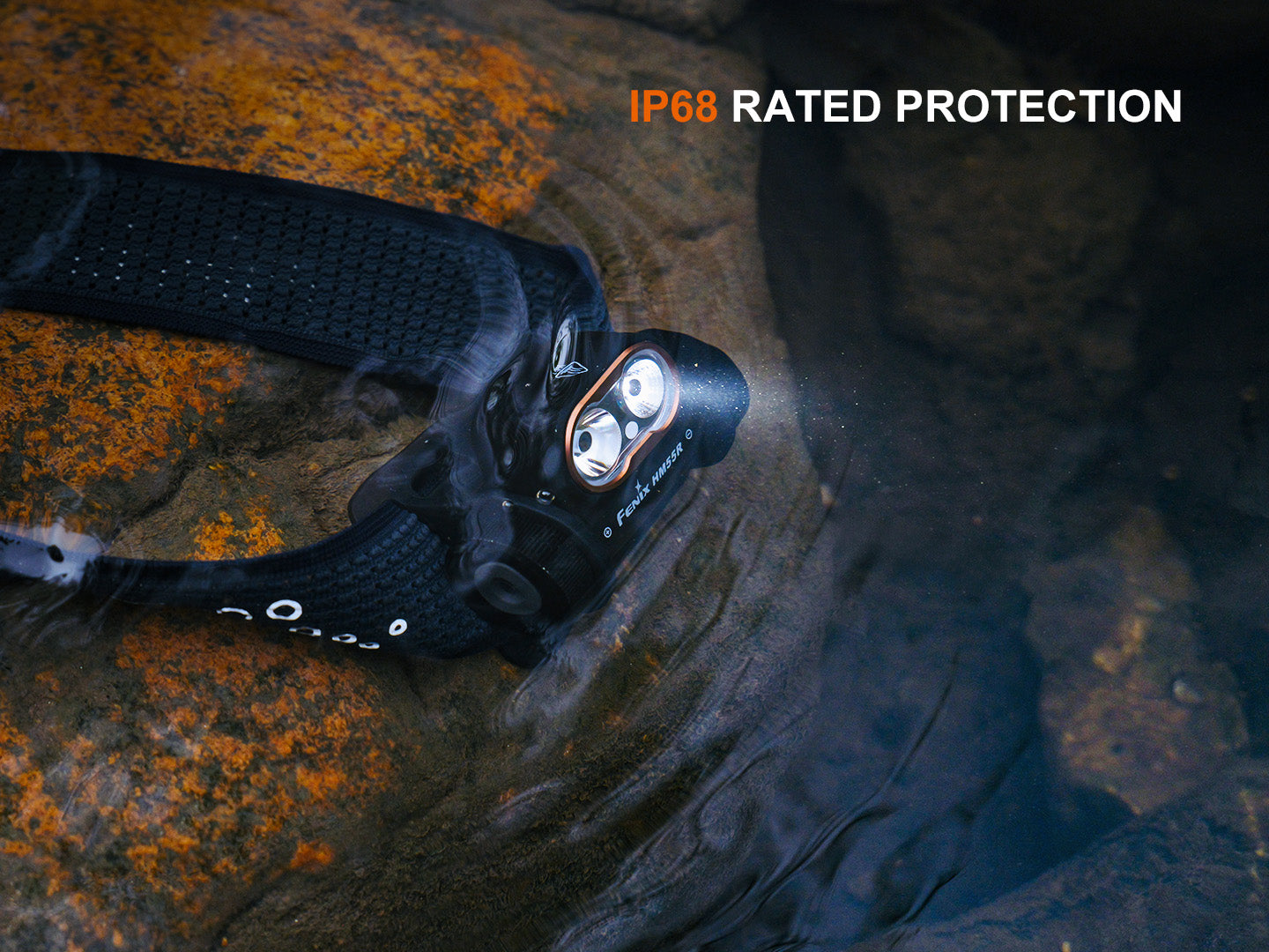 Fenix HM55R Triple Light Sources Lightweight Headlamp