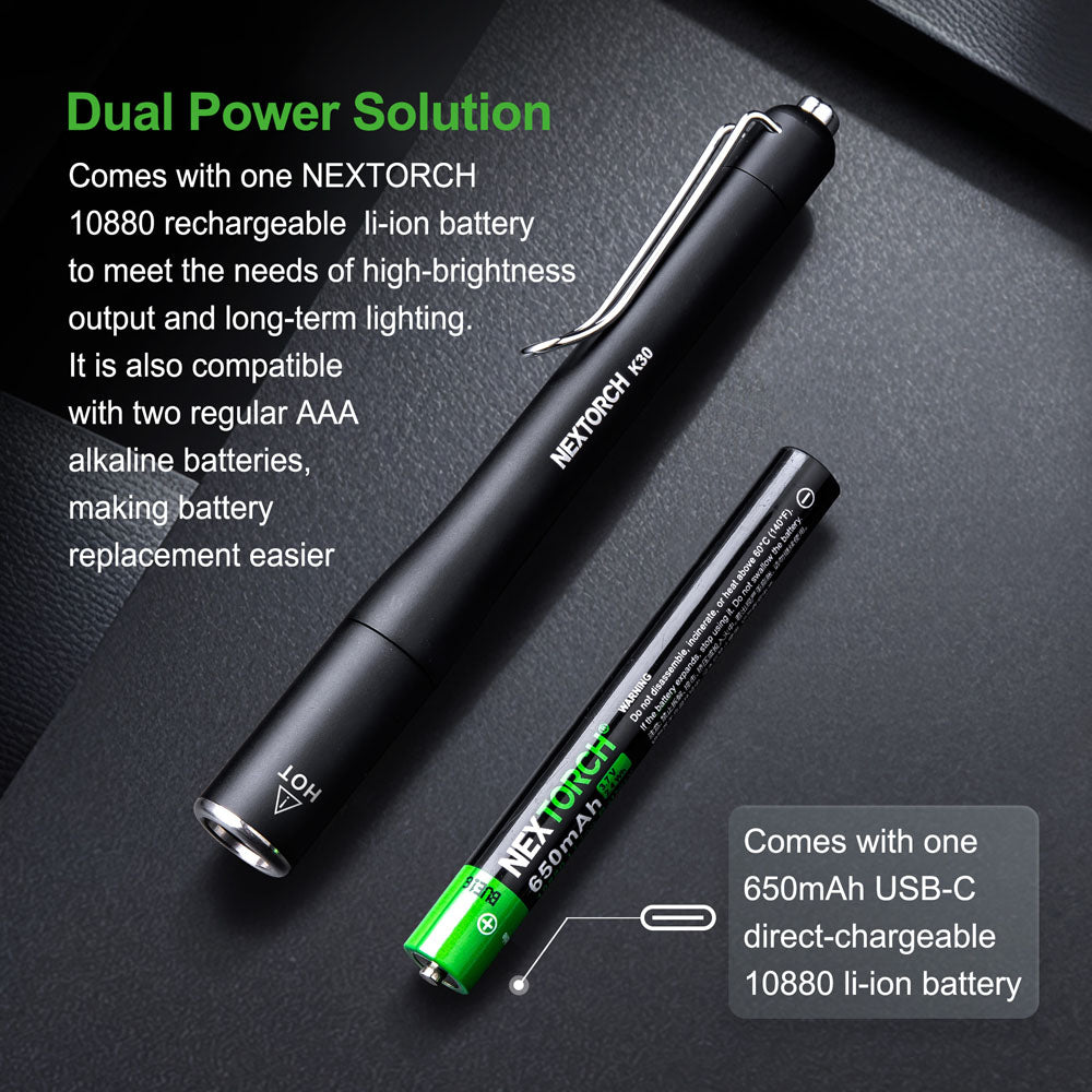 Nextorch K30 850 Lumens Penlight
