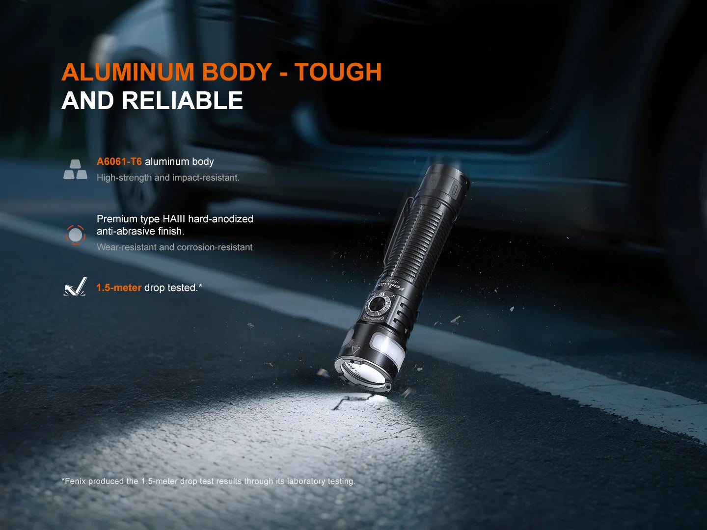 Fenix LD35R Flashlight With Tri-Color Secondary Side Lights