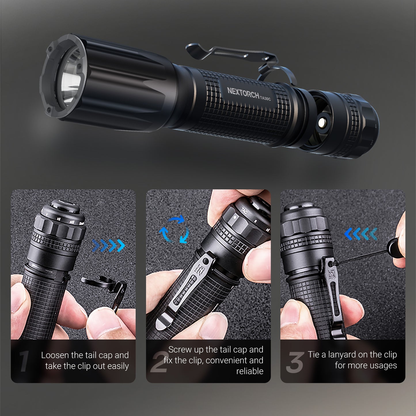 Nextorch TA30C Tactical Flashlight