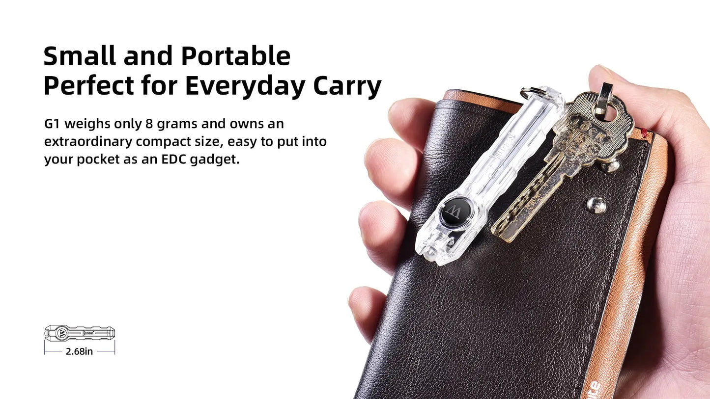 Wuben G1 USB-C Rechargeable Keychain Flashlight