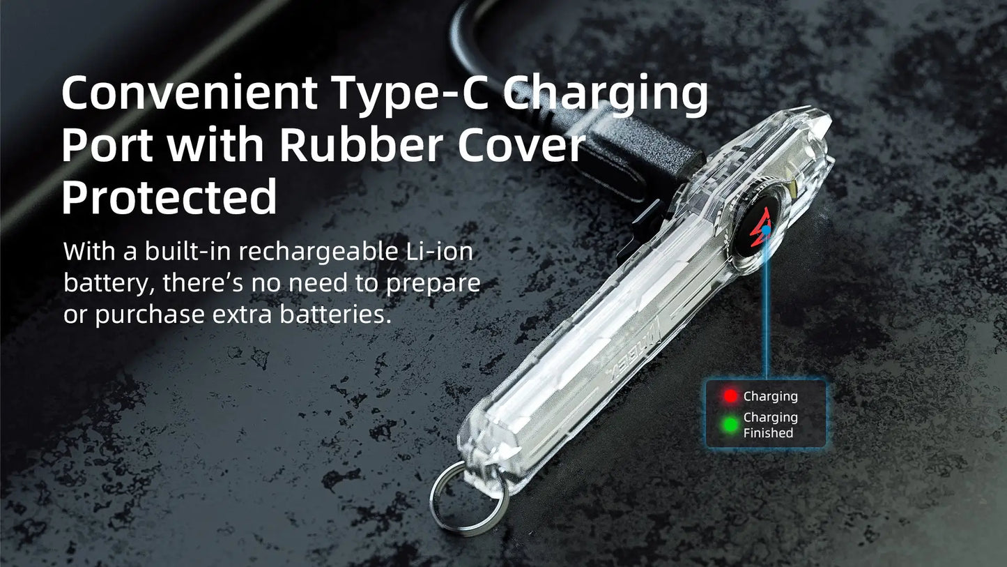 Wuben G1 USB-C Rechargeable Keychain Flashlight