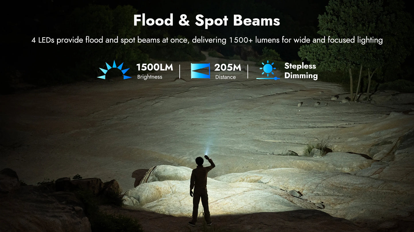 Wuben X4 Compact Multi-Function Flashlight