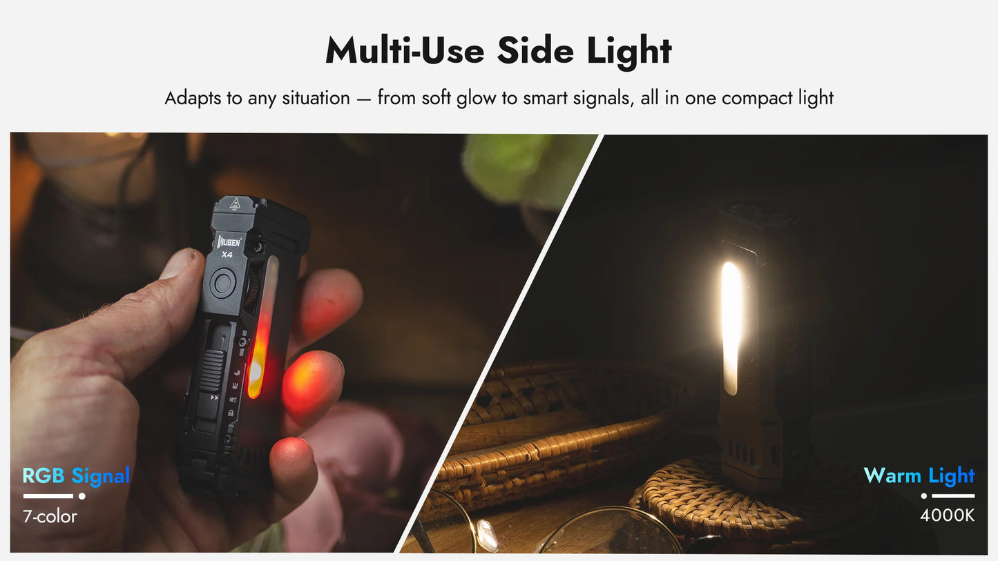 Wuben X4 Compact Multi-Function Flashlight